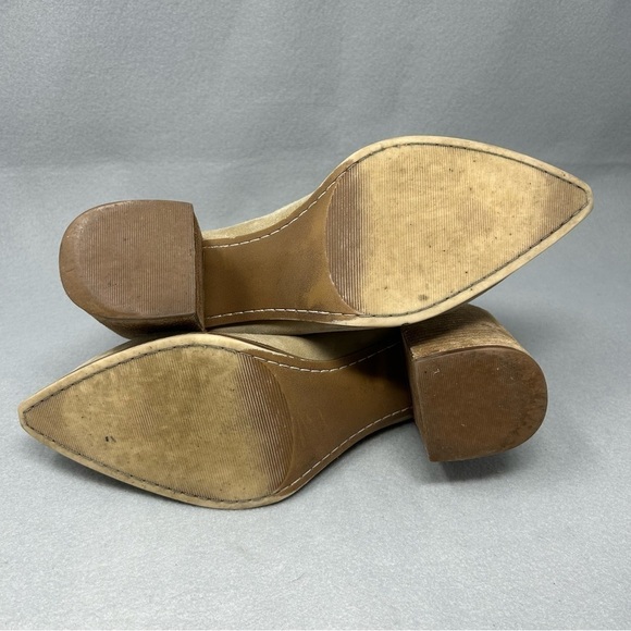 Steve Madden Boots Womens Size 9M Suede Pointed Toe Block Heel V Cut Booties - Picture 12 of 12